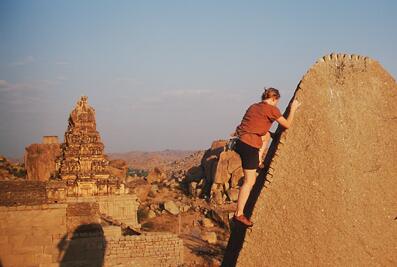 Jane Weir (and shadow) over Malyavanta Raghumatha 