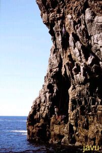 Tony Sawbridge on Aristotelis E2 (first ascent)