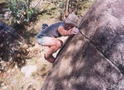 Bouldering at Huaraz