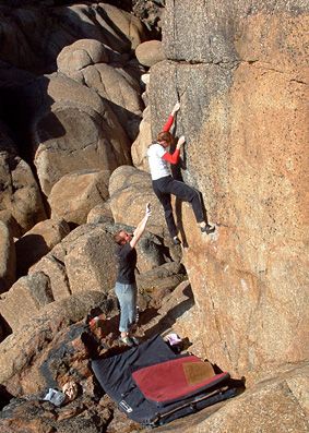 Gwynver bouldering