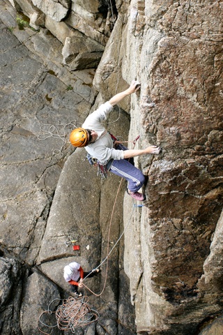 Glass Arete E3 at Carn Barra